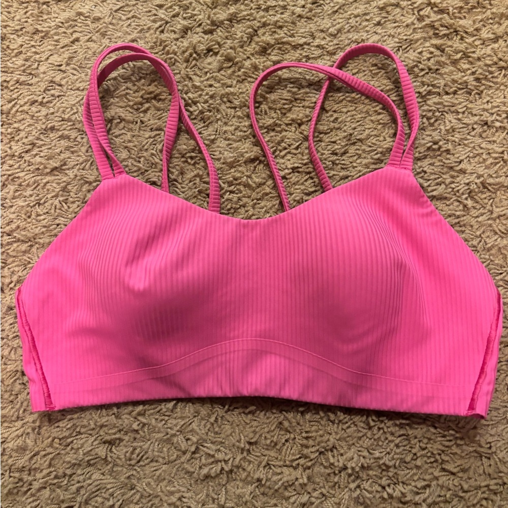 Lululemon Athletica Pink Sports Bra Intimates & Sleepwear